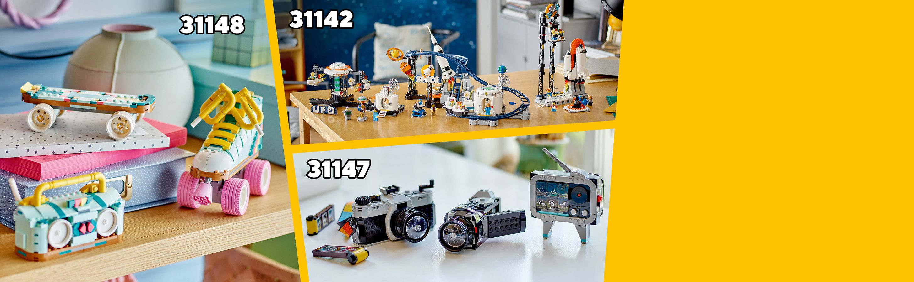 Objevte další stavebnice LEGO® 3 v 1 pro děti